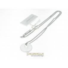 PIANEGONDA collana argento e pendente tondo referenza CA011016 new cm.50